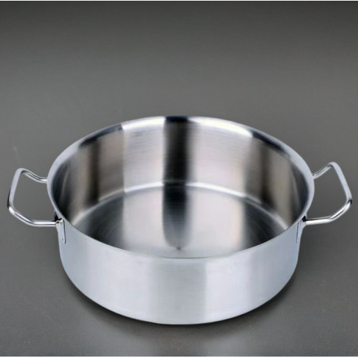 Olla de caldo claro sin tapa