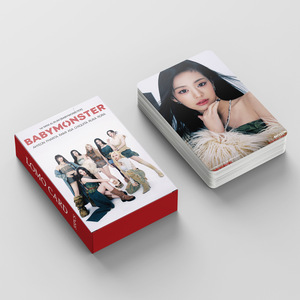 Stok Besar 55pcs Kartu Lomo Album Babymonter Sheesh Koleksi Grup Kpop Perempuan Hadiah - Product Image 4