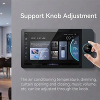 Sistema de Hogar Inteligente Tuya con Host Musical Multifuncional WiFi, Pantalla de Control Central de 6 Pulgadas, Gateway ZigBee y Interruptor Inteligente de Lujo
