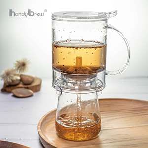 Cafetera Profesional de 420 ml con Mecanismo Antigoteo Transparente para Té Especializado, Cafetera Inteligente con Fondo Mágico Antigoteo, Gotero Inteligente - Product Image 6