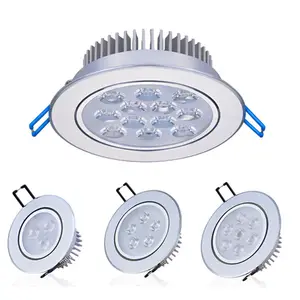 LED筒灯3W 5W 7W 9W 12w铝聚光灯嵌入式电池灯220V 110V家庭照明，用于厨房客厅浴室