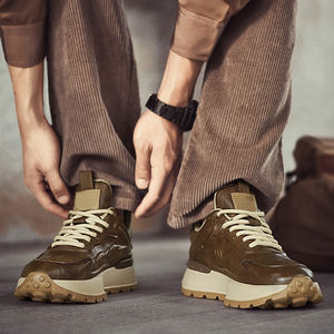 Zapatos de moda para hombre, zapatillas de deporte de lujo, zapatos personalizados de fondo grueso para correr, cómodos zapatos deportivos informales para caminar para hombre - Product Image 2