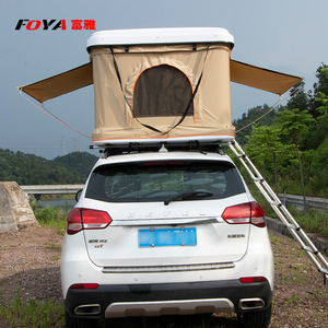 Tente de toit pour voiture tout-terrain, <span class=keywords><strong>camping</strong></span>, 2/3 personnes, tente de toit pour voiture, tente de toit pour berline 3 personnes, coque rigide, avec pare-soleil - Product Image 5