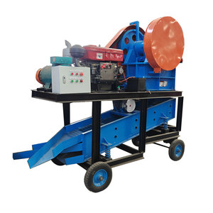 Concasseur à mâchoires portable Pe250x400 avec moteur, PLC et roulement à billes pour une haute productivité dans le concassage de pierres - Product Image 1