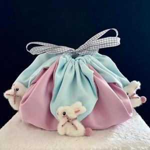 Bolsas de tela con cordón de dibujos animados para regalos de luna llena de bebés y cumpleaños infantiles, bolsas de seda para regalos y accesorios. - Product Image 6