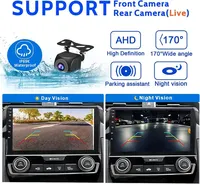 Lecteur DVD Android Octa-Core de 9 pouces, écran 2K, prend en charge la sortie vidéo sans fil CarPlay Android Auto HDMI