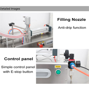 Máquinas de Llenado de Escritorio HZPK, Semiautomáticas, para Cosméticos, Perfumes, Bebidas, Botellas de Plástico Pequeñas, Leche, 100-1000 ml - Product Image 2