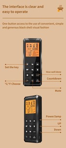 Termometer daging <span class=keywords><strong>Digital</strong></span>, alat pengukur suhu panggang makanan tunggal tahan air baca instan <span class=keywords><strong>Digital</strong></span> - Product Image 5