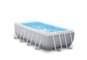 INTEX 26788 Familia Patio trasero PVC <span class=keywords><strong>Piscina</strong></span> <span class=keywords><strong>Prisma</strong></span> Marco de acero Rectangular Sobre el suelo <span class=keywords><strong>Piscina</strong></span> Set 4m X 2M X 1m - Product Image 2