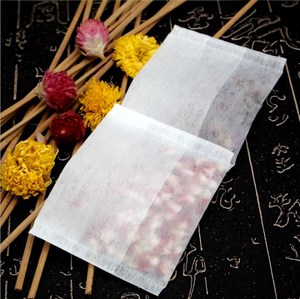 Sachet en papier biodégradable en pâte de bois avec infuseur à thé, cordon de serrage robuste, sûr et efficace pour le thé en vrac et le café - Product Image 5