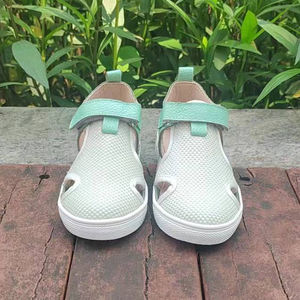 Mocassins pour bébés en <span class=keywords><strong>cuir</strong></span> à lanière en T avec goutte d'eau semelle creuse et souple chaussures pour garçons et filles pantoufles pour bébés premiers marcheurs tout-petits - Product Image 1