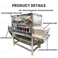 Volautomatische Knoflookschilmachine Productielijn Knoflookpasta Maken Machine Industriële Knoflookschiller Machine
