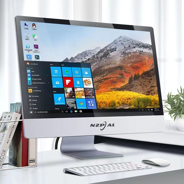27 Inch Core I3 I5 Ordinateur Bureau Computer Barebones All in One Desktop Computers for Office