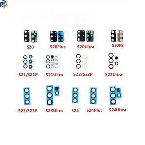 เลนส์กระจกกล้องหลังสำหรับ <span class=keywords><strong>Samsung</strong></span> S23 S24 Plus S22 S21 Ultra <span class=keywords><strong>S20</strong></span> <span class=keywords><strong>FE</strong></span> S21 Plus S22 Plus S23 Ultra 5G อะไหล่ซ่อมกาว - Product Image 2
