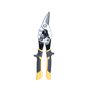 Industrial Grade Sheet Metal Shears Carbon Steel Smooth Edge Yellow Handle 180mm For Aluminum Cutting - Product Image 2