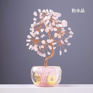 <b>Crystal</b> Money <b>Tree</b> With Coins And <b>Crystal</b> Chips Round Base Home Decoration Desktop Ornament - Product Image 4
