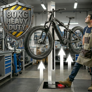 Support de réparation électrique professionnel robuste, capacité de 80 kg, en alliage d'aluminium, support de réparation de vélo, élévateur d'atelier pour l'entretien - Product Image 1