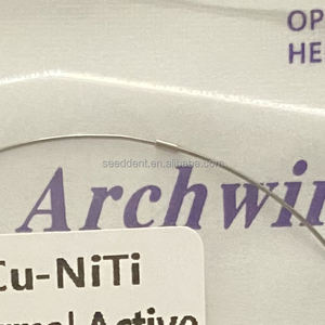 Alambre de <span class=keywords><strong>Ortodoncia</strong></span> Cu-NiTi Termoactivo, Redondo/Rectangular, Forma <span class=keywords><strong>Damon</strong></span>, Alambre Dental de Cobre NiTi - Product Image 2