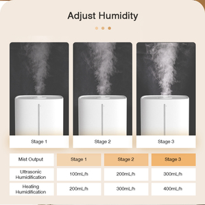 RUNAL 5L Humidificateur ultrasonique chauffant à remplissage par le haut avec télécommande pour chambre de bébé 2L 3L 4L 5L Nouveau Smart Wi-Fi - Product Image 4