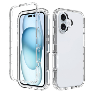 Funda de teléfono TPU + PC de cuerpo completo 360 para OPPO A17 A16 A54S A93 A74 <span class=keywords><strong>A94</strong></span> A95 RENO 5 6 Lite 4G 5G, funda transparente para teléfono móvil - Product Image 1