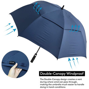 <span class=keywords><strong>Paraguas</strong></span> de Golf Grandes, Rectos y Automáticos, Resistentes al Viento, con Logotipo Personalizado, <span class=keywords><strong>para</strong></span> Regalos Empresariales - Product Image 5
