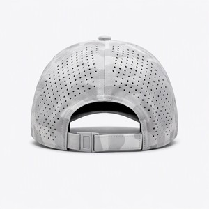 Gorra de Béisbol Ajustable de 6 Paneles con Logotipo Personalizado T&L, 100% Poliéster, Diseño Étnico de Hoja Curva, Impermeable y de Alto Rendimiento - Product Image 4