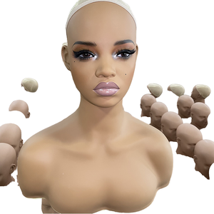 <span class=keywords><strong>Testa</strong></span> di <span class=keywords><strong>manichino</strong></span> <span class=keywords><strong>per</strong></span> <span class=keywords><strong>trucco</strong></span> femminile realistica <span class=keywords><strong>per</strong></span> la visualizzazione della parrucca manichini di plastica - Product Image 3