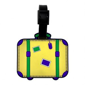 Etiquetas de Equipaje de Plástico PVC de Goma Suave con Logotipo Personalizado, Impermeables, de Fábrica, Baratas, al por Mayor, 2021 - Product Image 5