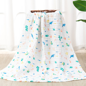 Envoltura de <span class=keywords><strong>gasa</strong></span> de algodón personalizada 100 algodón muselina para bebé niño pequeño 12 capas mantas de muselina para bebés - Product Image 3