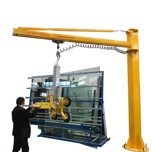 Mesin pemindah pengangkat kaca vakum pneumatik 150-350Kg untuk jalur produksi kaca isolasi