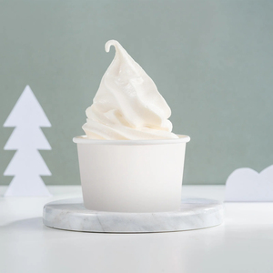 <span class=keywords><strong>Impresora</strong></span> personalizada taza de papel redonda cuencos desechables 3oz taza de helado de papel <span class=keywords><strong>para</strong></span> yogur postre pastel aperitivo servir pudín - Product Image 2