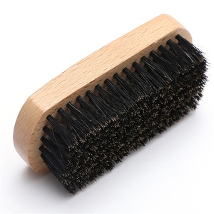 Cepillo de madera de haya para hombres, cepillo de cerdas de jabalí, bigote y barba, peine para el pelo Facial, cepillo para barba jabali - Product Image 5