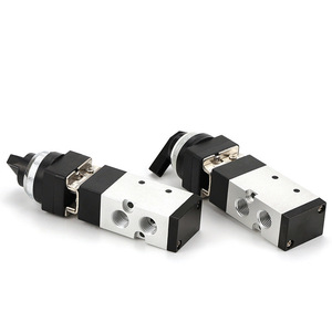 วาล์วควบคุมทิศทางลมแบบกลไก DDE Dade Pneumatics 2 ตำแหน่ง 5 ทาง ขนาด 1/4 นิ้ว อะไหล่ระบบนิวเมติก - Product Image 4