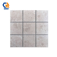 Carreaux d'intérieur de salle de bain modernes en porcelaine, imitation métal, surface antibactérienne, antidérapante, résistante à l'usure, résistante aux acides, épaisseur 6 mm