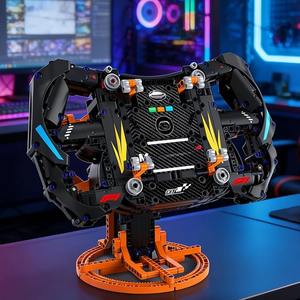 Set di Costruzione <span class=keywords><strong>Volante</strong></span> per Simulatore di Corse, <span class=keywords><strong>Giocattolo</strong></span> Meccanico di Ingegneria per Costruire un <span class=keywords><strong>Volante</strong></span> da Formula 1 - Product Image 2