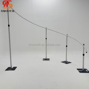 SMOOTH Detachable S Curved Shape Adjustable Backdrop Stand Wedding Drape Curtain Support Metal Frame Stand - Product Image 5
