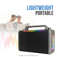 M302 Altavoz Bluetooth con Micrófono, Caja de Sonido con Micrófono, Altavoces Bluetooth Grandes para Fiestas