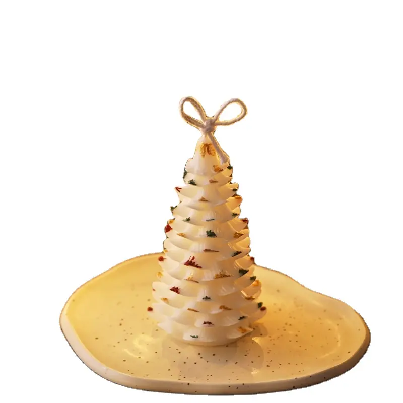 クリスマスフェスティバルのための卸売かわいい創造的なお祝いの雰囲気装飾されたクリスマスキャンドルの香りの高級ギフトセット