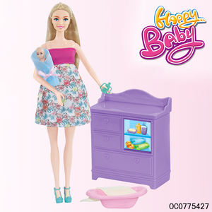 Juego de moda para niñas <span class=keywords><strong>embarazadas</strong></span>, cuidado de <span class=keywords><strong>muñecas</strong></span>, 11 pulgadas, modelo de juguete - Product Image 2