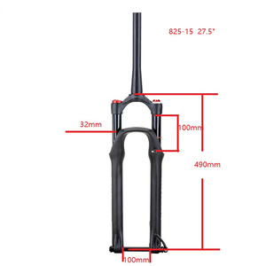 Chất Lượng Cao Mới Ra mắt Chất Lượng Hàng Đầu Phụ Tùng Xe Đạp Leo Núi Xe Đạp Phía Trước Ngã Ba Không Khí Hệ Thống Treo <span class=keywords><strong>100Mm</strong></span> Du Lịch Phía Trước Ngã Ba - Product Image 4