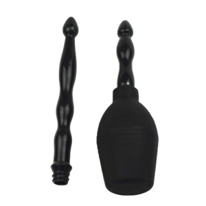 Nettoyant anal en PVC souple confortable <span class=keywords><strong>de</strong></span> 310 ml avec 2 embouts, jouets sexuels pour hommes et femmes, nettoyage anal/vaginal, douche anale - Product Image 3