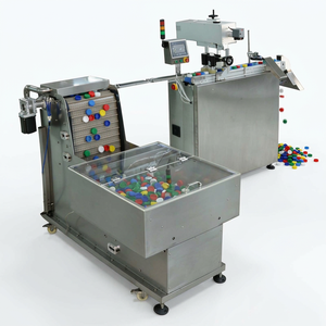 Machine de gravure laser UV économique pour bouchons en plastique avec alimentation automatique, vérification du code et tri des défauts, 300 pièces/min, pour boissons et cosmétiques - Product Image 3