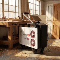 Machine de nettoyage au laser pulsé HANTENCNC pour la restauration d'objets anciens, l'élimination de la rouille sur les pièces automobiles, le traitement des surfaces de meubles anciens
