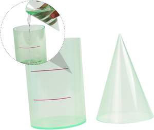 Cylinderconefor, modelos <span class=keywords><strong>de</strong></span> enseñanza, modelo <span class=keywords><strong>de</strong></span> cono <span class=keywords><strong>de</strong></span> cilindro, demostrador matemático, equipo <span class=keywords><strong>de</strong></span> enseñanza, Modelo geométrico transparente - Product Image 3