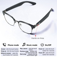 Lunettes de soleil intelligentes polarisées sans fil, appel Audio, personnalisées, coupe lumière bleue, lunettes de musique BT intelligentes avec haut-parleur