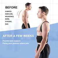 Orthèse médicale ajustable en néoprène/nylon, correcteur de posture, soutien dorsal