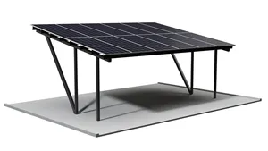 Solar Carport With Aluminum Frame Waterproof Solar With Solar Energie System 30kw