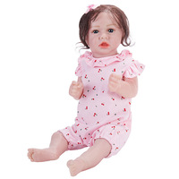 Boneka bayi seperti hidup 22 inci, mainan boneka silikon baru lahir lucu modis Model boneka dengan gaya terlaris