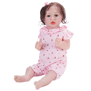Venta caliente 22 pulgadas realista <span class=keywords><strong>Reborn</strong></span> Baby Doll Cute Newborn Silicon Toy Soft Fashion Doll Model by Hot Selling Style - Product Image 5