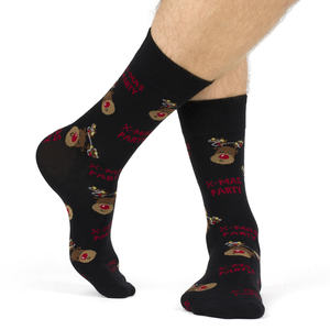 Calzoncillos bóxer con estampado navideño a la moda personalizados para hombres y niños, calcetines XMS bonitos sólidos y transpirables de secado rápido para uso diario - Product Image 3